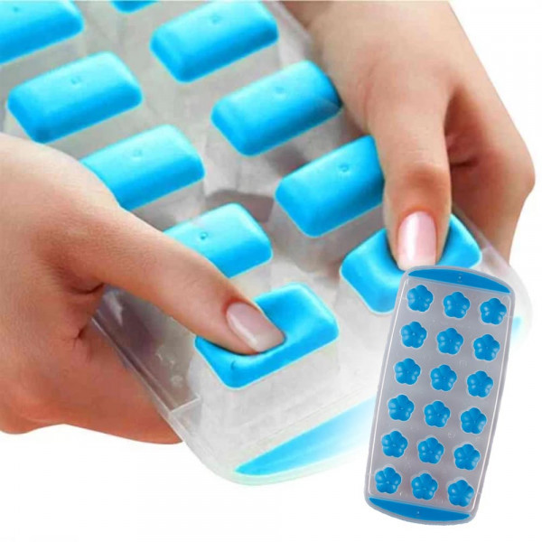 КЛУБНА ОФЕРТА: Формички за лед със силиконово дъно за лесно изваждане на ледчетата