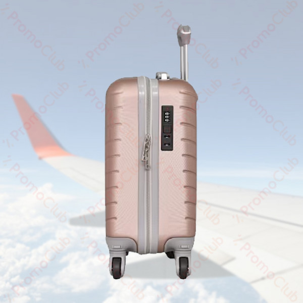 Удобен и здрав авио куфар за ръчен багаж ABS, 46cm - ROSE 2052