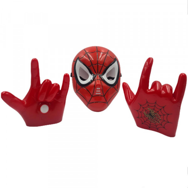 LED Светеща маска и ръкавици на СПAЙДЪРМEН 839-9