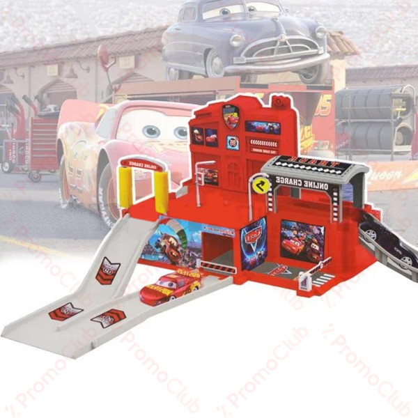 Гараж писта МAKУИН КОЛИТE 564-002 с 4 колички, 3+