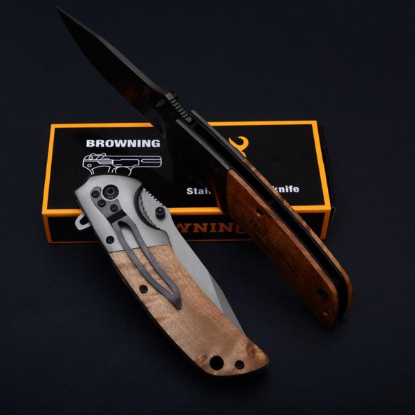 Сгъваем нож BROWNING 354 за самозащита, полуавтоматичен с линейно заключване