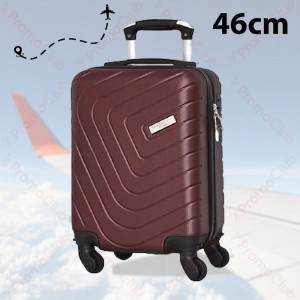 Удобен и здрав авио куфар за ръчен багаж ABS, 46cm - RED 2052