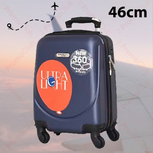 Компактен и практичен ABS авио куфар за ръчен багаж, 46cm - DARK BLUE 1217