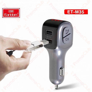 EARLDOM Трансмитер с FM радио, USB порт и Bluetooth ЕТ - M35
