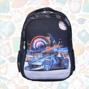 Удобна и практична ученическа раница SCHOOL - CAR 12837