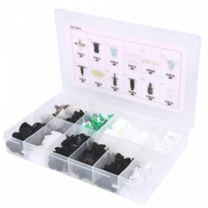 Комплект от 255 броя фиксиращи авто клипсове закопчалки копка - щипка за кори лайсни панели табло и др. за Vw Volkswagen Фолксваген