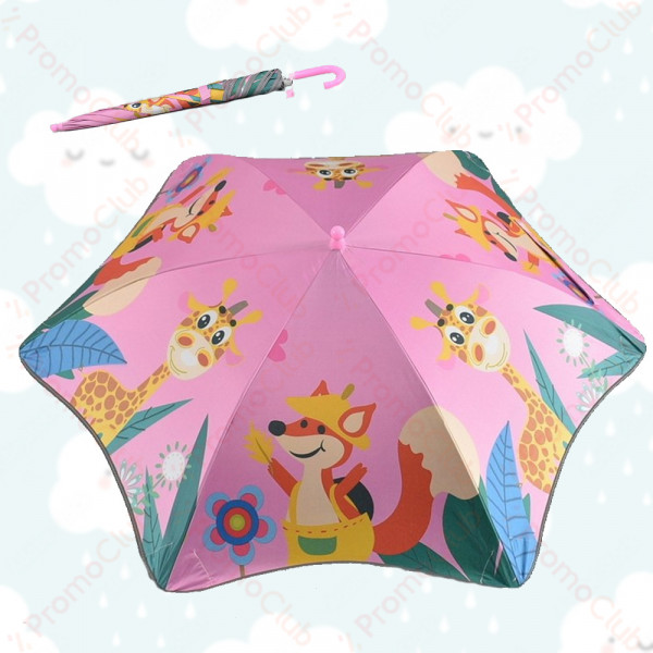 Забавен детски чадър - PINK FRIENDS 22225