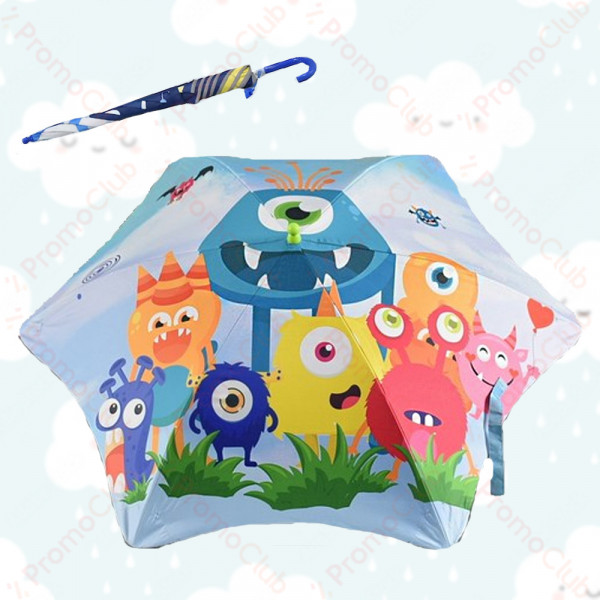 Забавен детски чадър - HAPPY FRIENDS 22225