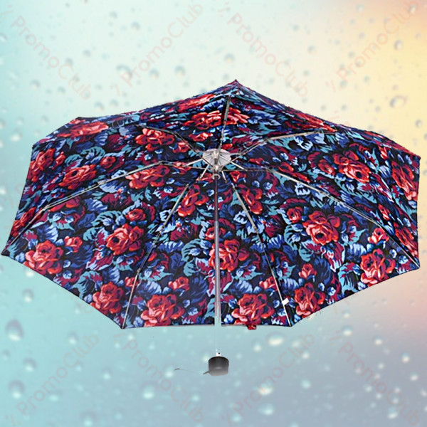 Красив и стилен ветероустойчив дамски чадър LADY - FLOWERS 12538