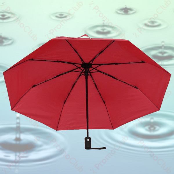 Ветроустойчив чадър с двупосочен автомат и калъф RAIN - BORDO 12731