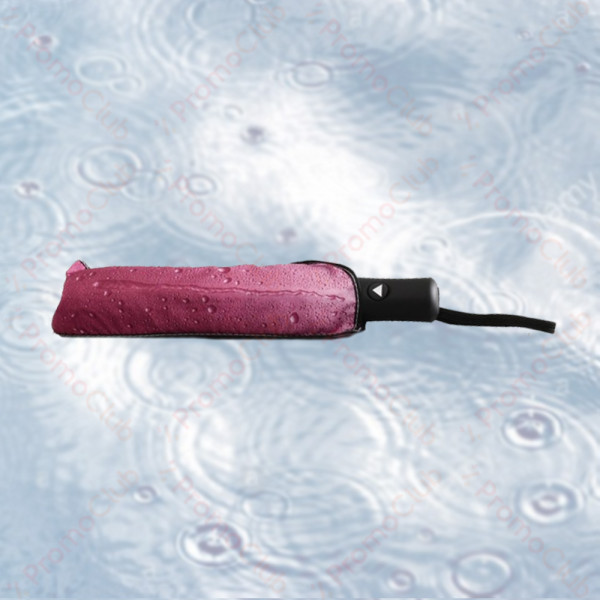 Дамски чадър от бързосъхнеща материя, ветроустойчив RAINDROPS - PINK 21881