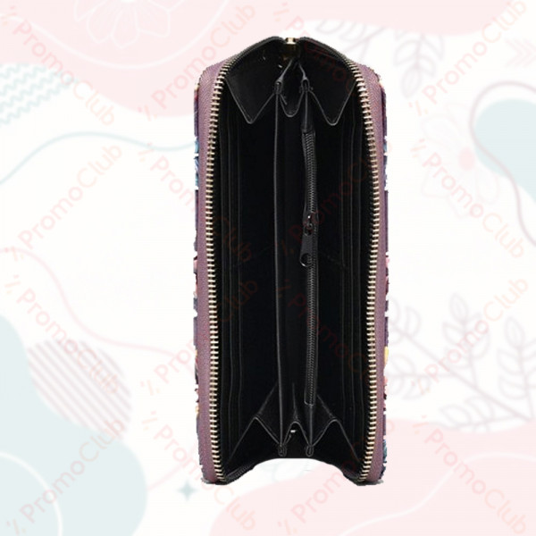 Цветно дамско портмоне от еко кожа LADY - FEATHER 12232