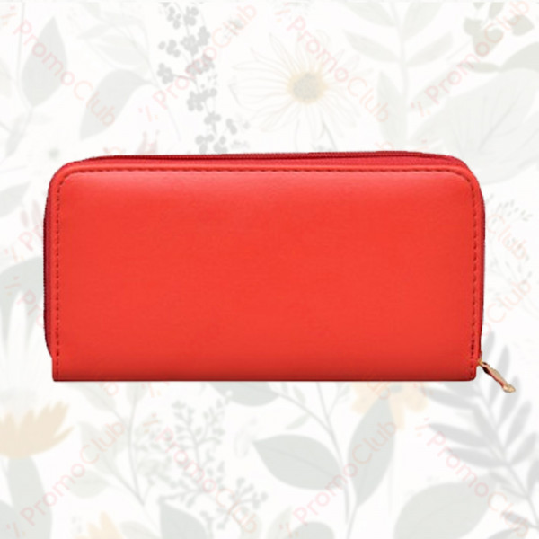 Луксозно дамско портмоне от еко кожа LUX - RED 02437
