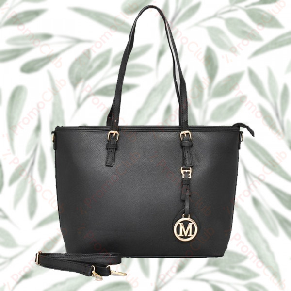 Луксозна дамска чанта от еко кожа MONE - BLACK  В80181