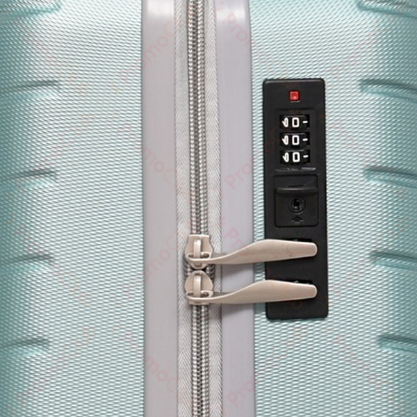 Удобен и здрав авио куфар за ръчен багаж ABS, 46cm - TURQUOISE 2052