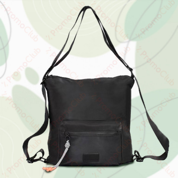 Срахотна елегантна и практична дамска чанта-раница LADYLIKE - BLACK В902