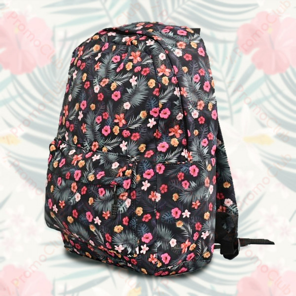 Цветна и красива удобна раница FLORAL 839