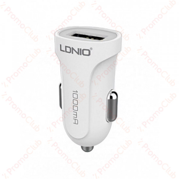 12V Зарядно за телефон в кола с кабел 1A micro USB, LDNIO DL-C17