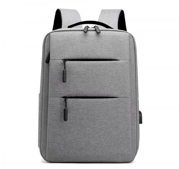 Раница за лаптоп No brand BP-03, 15.6", Сив - 45289
