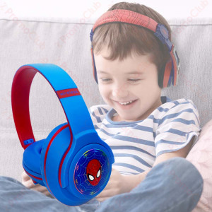 Безжични светещи Bluetooth слушалки SPIDER-MAN MA-3 за деца, aнимационни,...