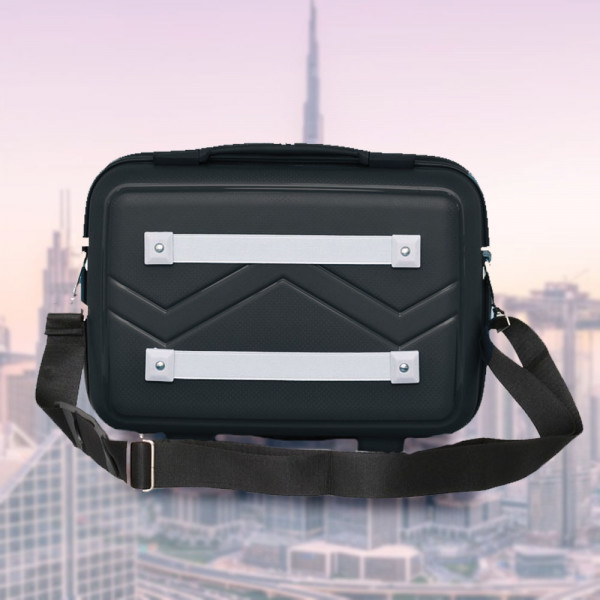 Практична надкуфарна пътна чанта с четири крачета TRAVEL - BLACK 1909 14"