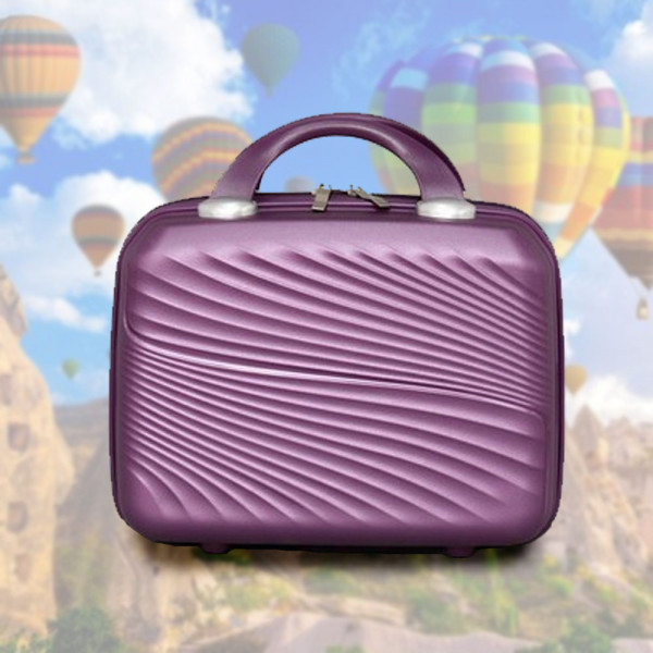 Здрава и стилна надкуфарна пътна чанта с отделение с цип ADVENTURE - VIOLET 4004 12"