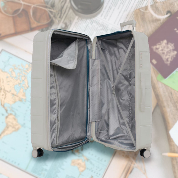 Комплект устойчиви авио куфари с шифър TRAVEL - BEIGE 1909