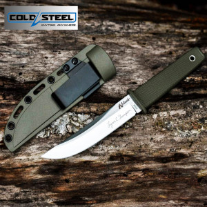 Тактически нож Cold Steel Kobun GREEN, Lynn Thompson CS-17TAA, BOWIE, тактическа кания и кутия