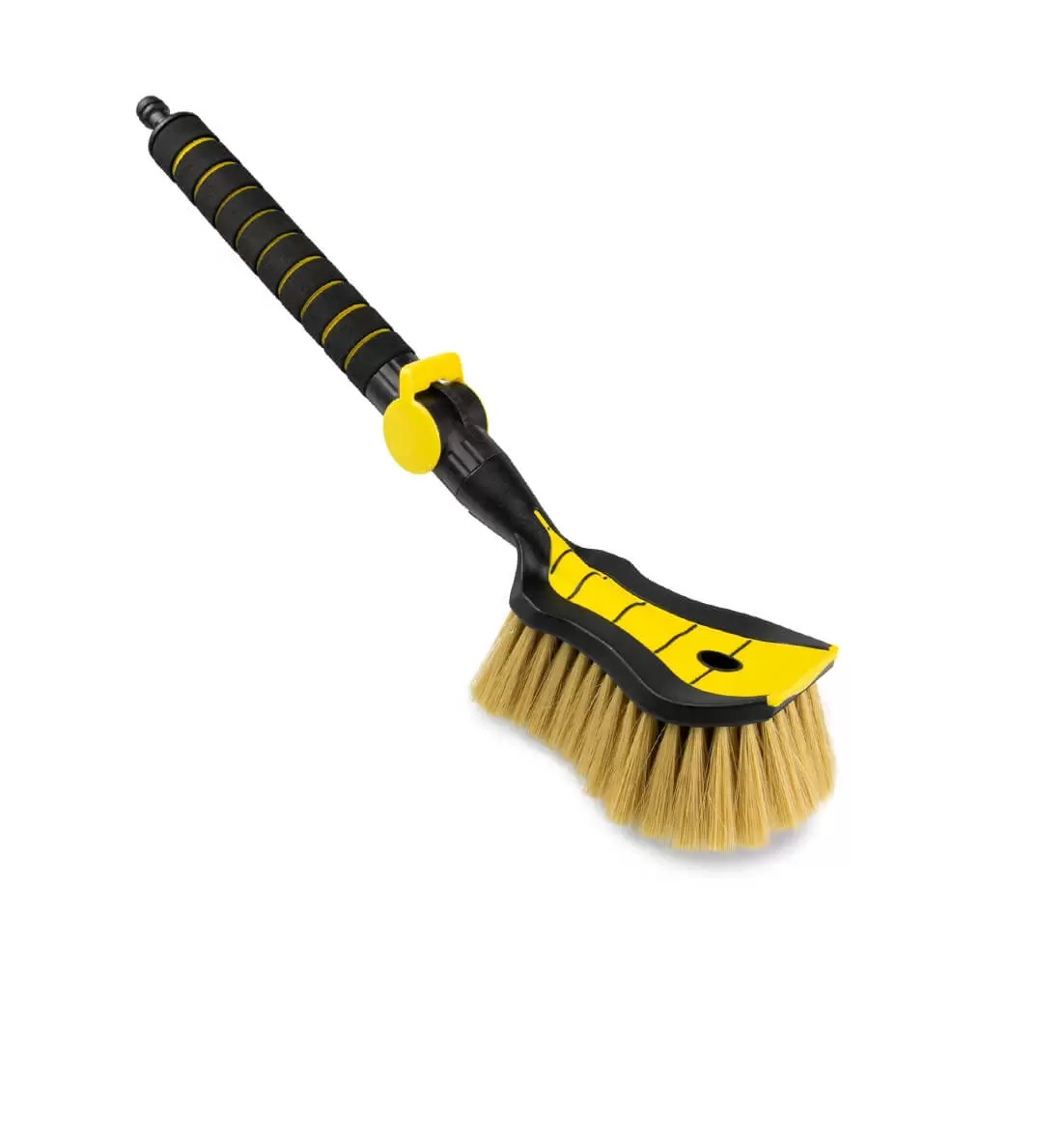 Висококачествена премиум четка за миене с вграден накрайник за маркуч и кранче за регулиране Tom-PaR