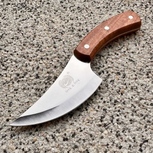 Компактен готварски нож F&F ТM5425, 235 см, стомана 3Cr13- за кухнята, лов,...