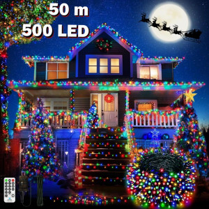 Новогодишни коледни LED лампички 50м, 500 лампи,...