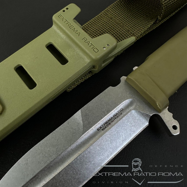Тежък тактически нож ЕXTREMA RATIO Contact C, MILITARY GREEN, стомана Böhler N690, тактическа кания