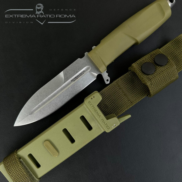 Тежък тактически нож ЕXTREMA RATIO Contact C, MILITARY GREEN, стомана Böhler N690, тактическа кания
