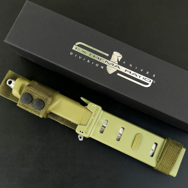 Тежък тактически нож ЕXTREMA RATIO Contact C, MILITARY GREEN, стомана Böhler N690, тактическа кания