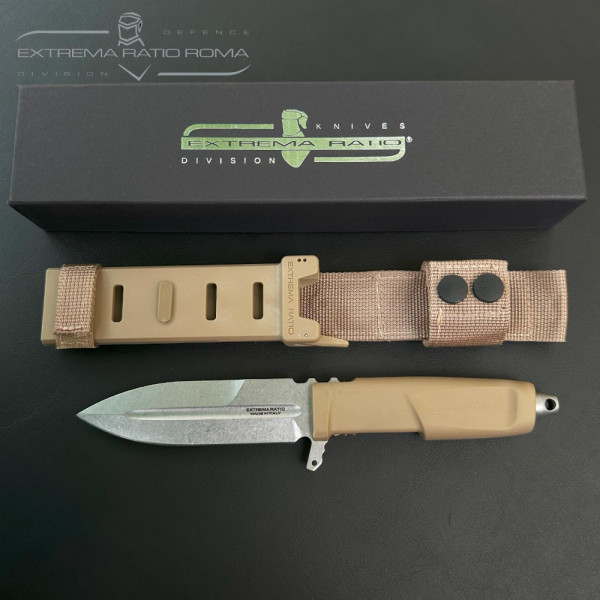 Тежък тактически нож ЕXTREMA RATIO Contact C,DESERT, стомана Böhler N690, тактическа кания