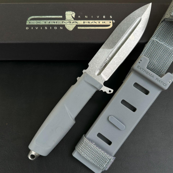 Тежък тактически нож EXTREMA RATIO Contact C, GREY, стомана Böhler N690, тактическа кания