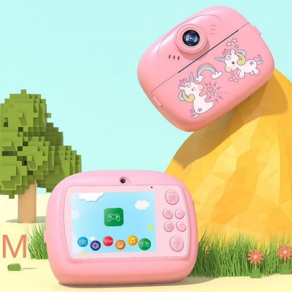 Снимаш и печаташ моментални снимки: дигитална камера UNICORN PINK POLAROID с вграден принтер