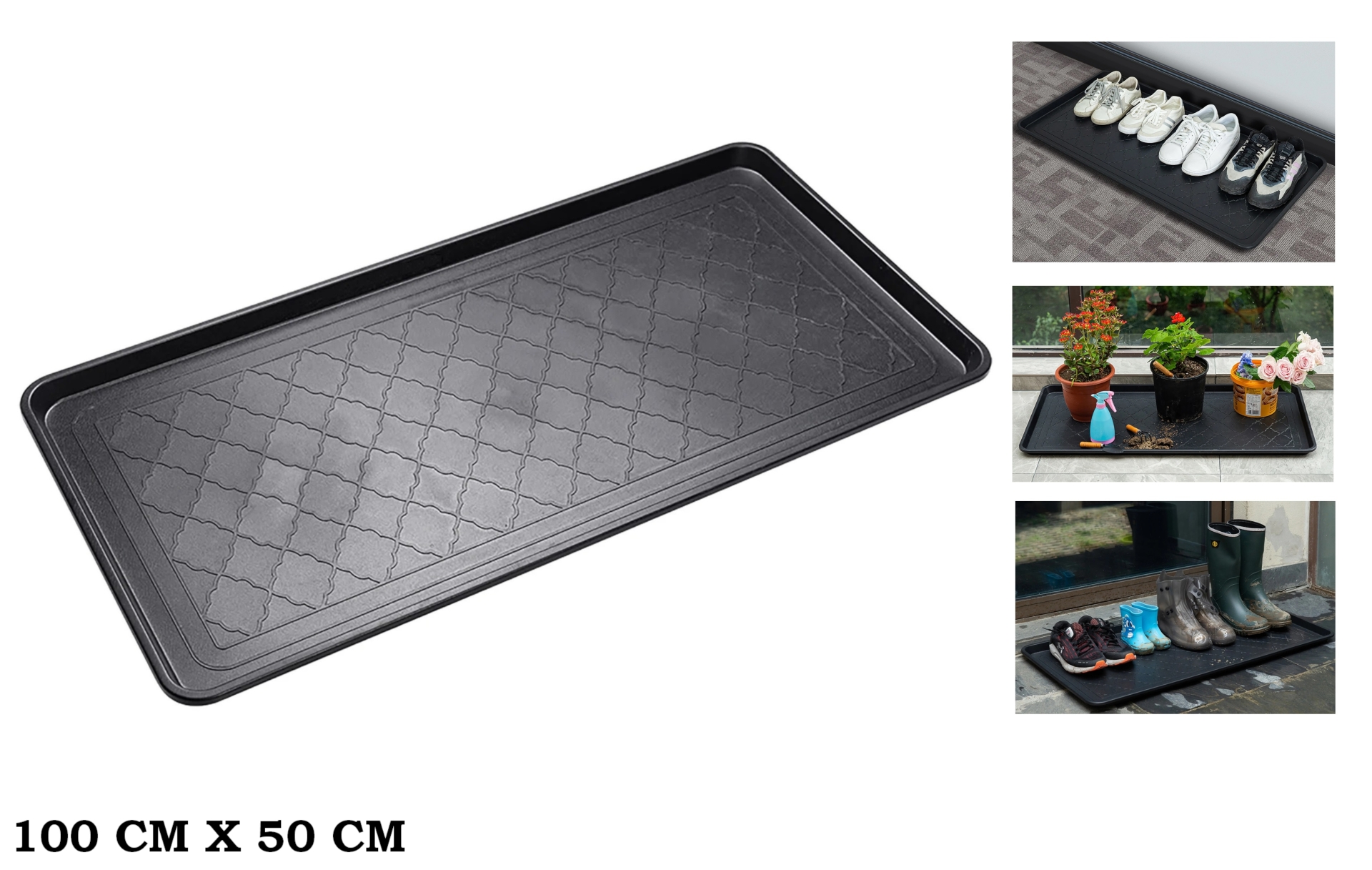 Многофункционална ваничка поставка за обувки и домашни пособия 100 x 50cm