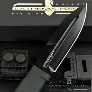 Тежък тактически нож ЕXTREMA RATIO Contact C, BLACK, стомана Böhler N690, тактическа кания