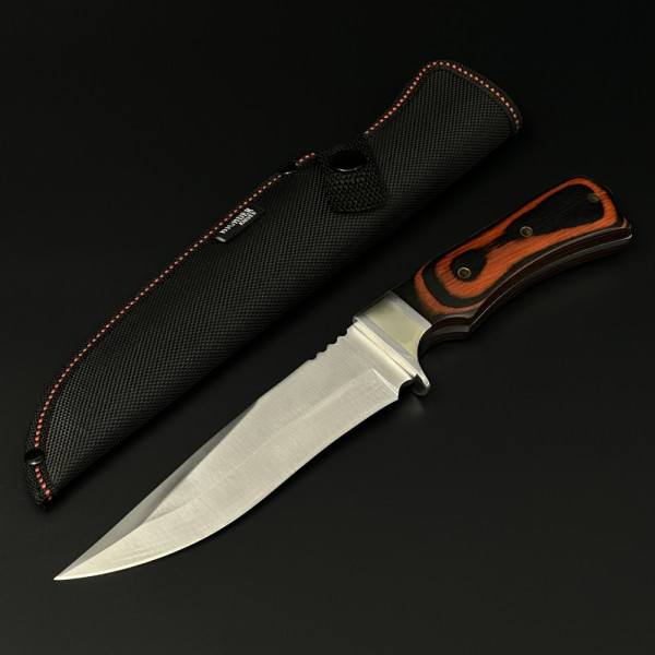 Голям ловен нож HIGHER K2, стомана 3CR13Mov,  текстилно-карбонова кания