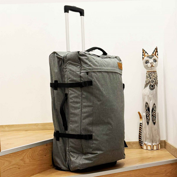 Пътна авио чанта WANABEE 6324-1 BIG на колела и дръжка за теглене, много отделения и функции