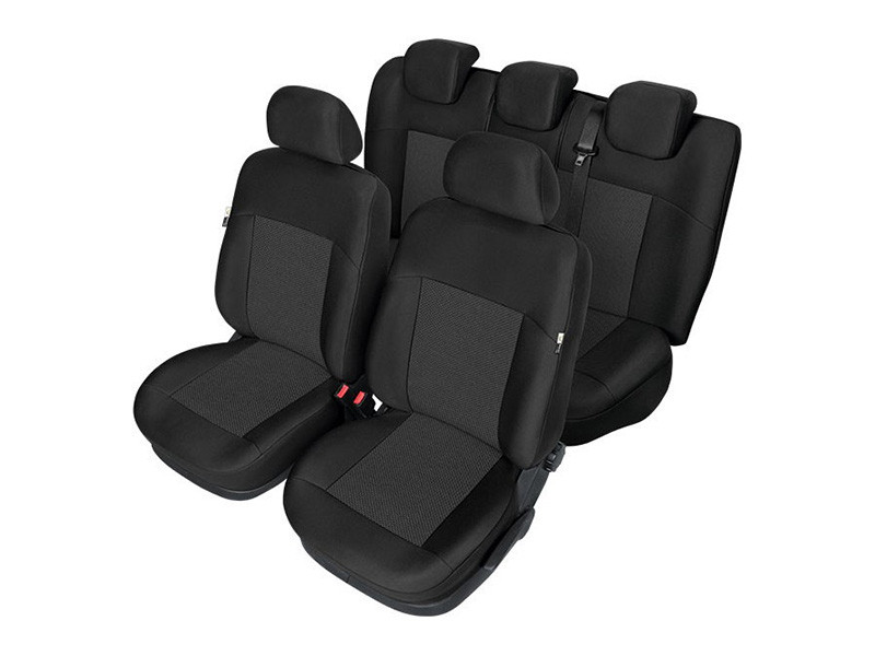 Пълен Комплект Тапицерия Kegel за предни+задни седалки на Kia Sportage IV 2015-2020 Черна Текстил
