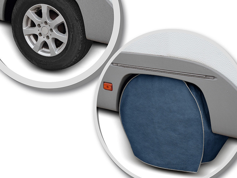 Покривало Kegel за гума на каравана кемпер син цвят Серия Mobile