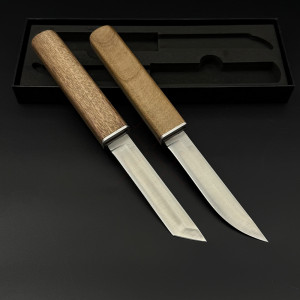 Уникален японски двоен нож GEMINI Tanto and Clip, 5Cr15,  58HRc, BF22