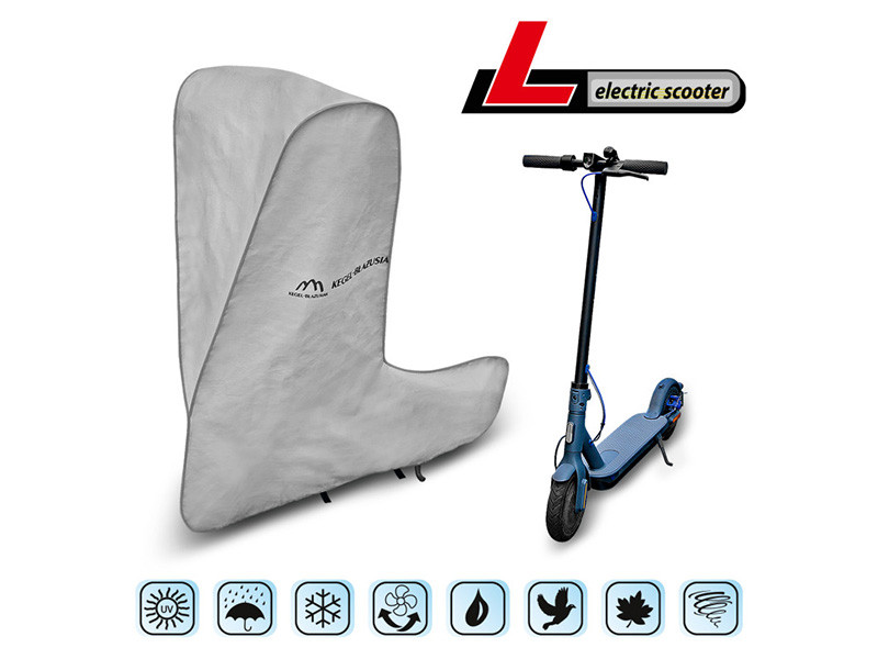 Покривало за електрическа тротинетка Kegel серия Basic размер L сиво 120см