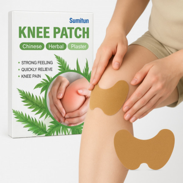 10бр. пластири за болки в коляното KNEE PATCH, болкоуспокояващи лепенки срещу травми и контузии