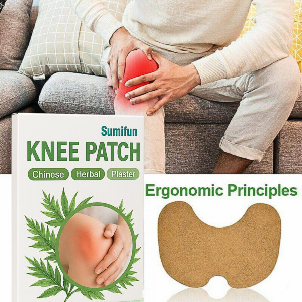 10бр. пластири за болки в коляното KNEE PATCH, болкоуспокояващи лепенки срещу травми и контузии