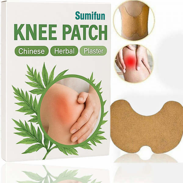 10бр. пластири за болки в коляното KNEE PATCH, болкоуспокояващи лепенки срещу травми и контузии