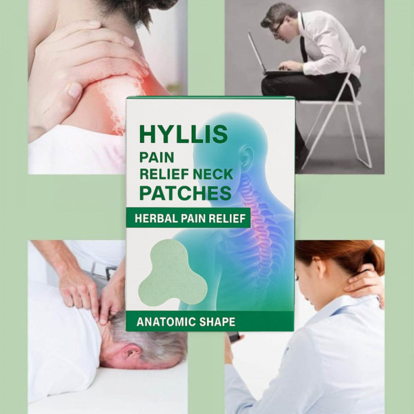 10 бр. пластири срещу болки във врата PAIN RELIEF PATCH, билкови лепенки, облекчаващи схващания и навяхвания
