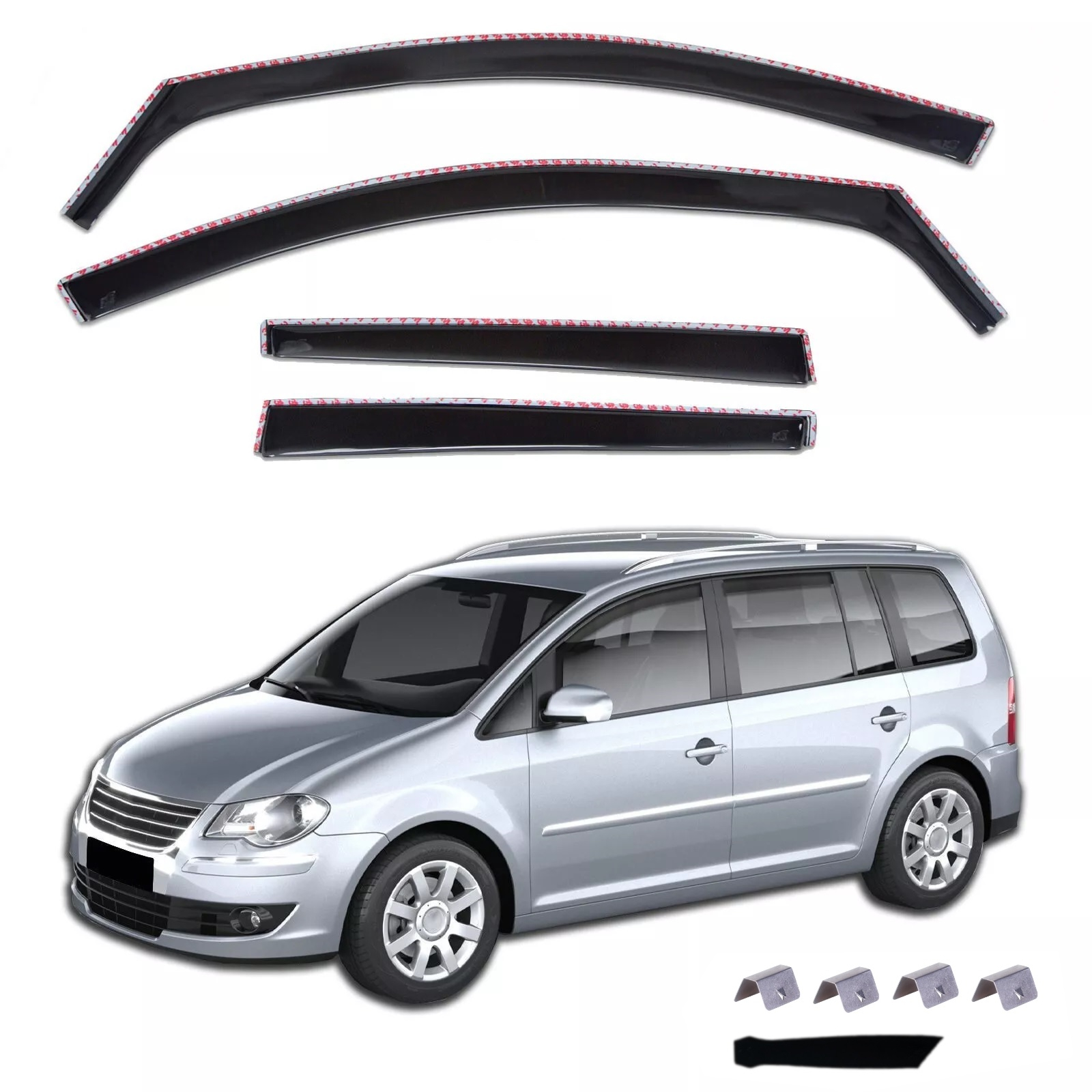Комплект от 4бр. ветробрани за VW TOURAN 5D 2003 - 2015